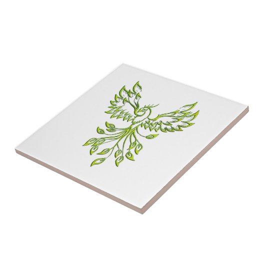 Green Phoenix Fliese (Seite)