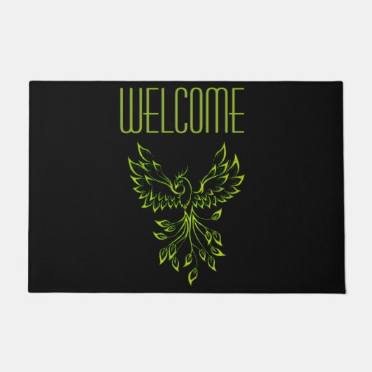 Green Phoenix Fußmatte (Vorderseite)