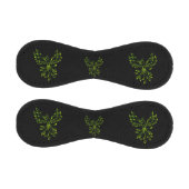 Green Phoenix steigt auf schwarz Baseball (Paneele)
