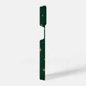 Green Phone Case with Big Yellow M and Star Detail iPhone Hülle (Rechte Seite)