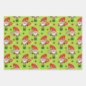 Green Pickleball 🎅 frohe Weihnachten 🎁 Geschenkpapier Set (Vorderseite 2)