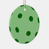 Green Pickleball Keramik Ornament (Rechts)