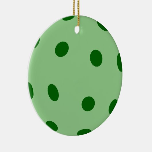 Green Pickleball Keramik Ornament (Rechts)