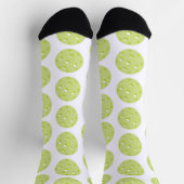 Green Pickleball Pattern Socks Socken (Oben)