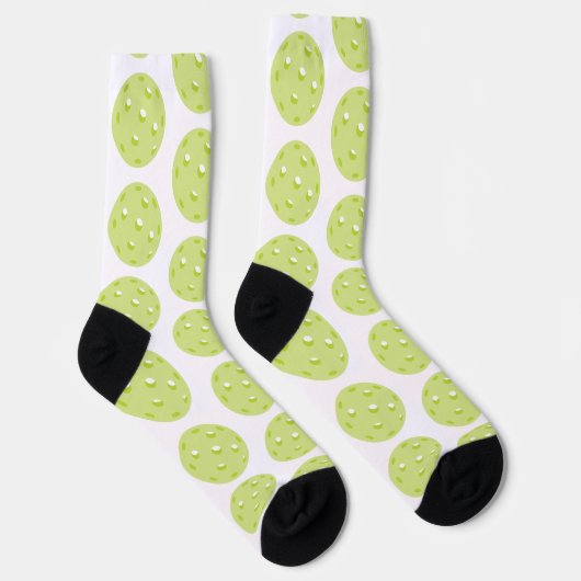 Green Pickleball Pattern Socks Socken (Rechts)