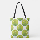 Green Pickleballs Tote Tasche (Rückseite)