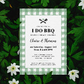 Green Picnic Kariert Tuch Ich mache GRILLEN Einlad Einladung