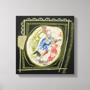 Green Piece 2 Leinwand Wrapper Print