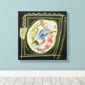 Green Piece 2 Leinwand Wrapper Print (Insitu (Holzboden))