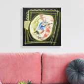 Green Piece 2 Leinwand Wrapper Print (Insitu (Wohnzimmer))