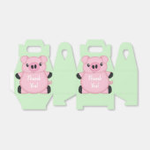 Green Pig Baby Dusche Geschenkschachtel (Ungefaltet)