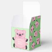 Green Pig Baby Dusche Geschenkschachtel (Geöffnet)