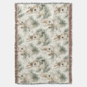 Green Pine Cones Bunny Rabbits   Decke (Vorderseite Vertikal)