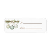 Green Pine Tree Branch Ornaments Christmas (Vorne)