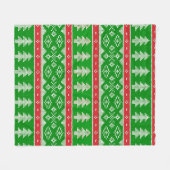 Green Pine Tree Sweater Strick Blanket Fleecedecke (Vorderseite (Horizontal))