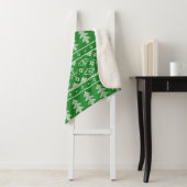 Green Pine Tree Sweater Strick Blanket Sherpadecke (Beispiel)