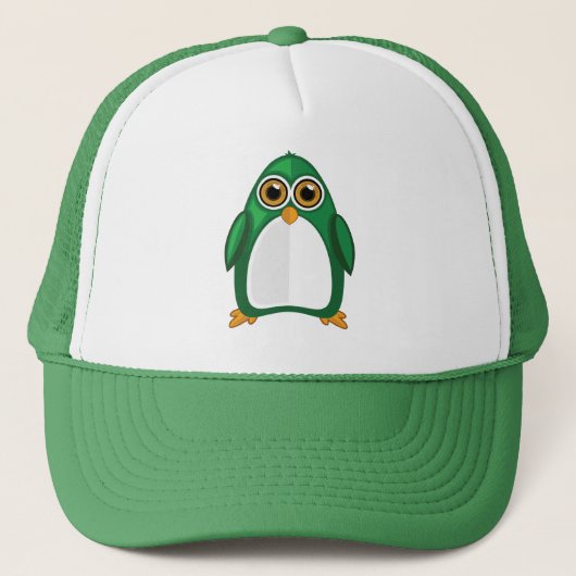 Green Pinguin Truckerkappe (Vorderseite)