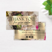 Green Pink Aquarellkarte (Schreibtisch)