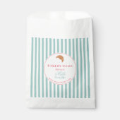 Green Pink Bakery Logo Product Packaging Bag Geschenktütchen (Vorderseite)