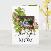 Green Pink Blume Picture Frame Hinzufügen eines Fo Karte (Gelbe Blume)