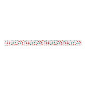 Green Pink Christmas Polka Dots Satinband (Vorderseite)
