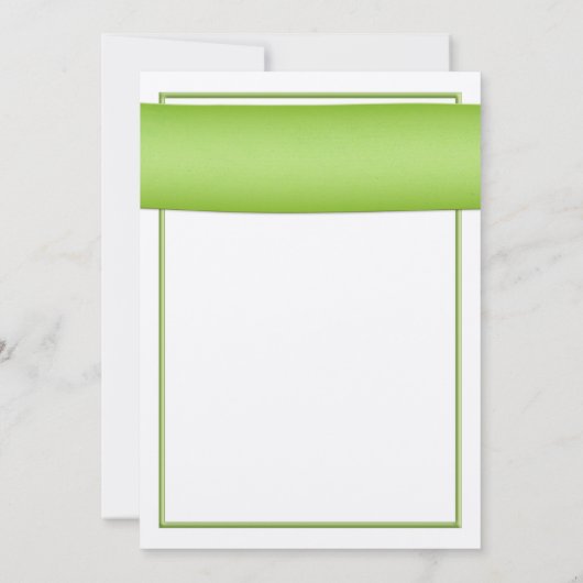 Green Pink Gerbera Daisy Bridal Dusche Einladung (Rückseite)