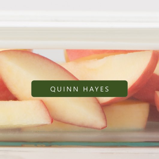 Green Pink Name Etiketten (Befestigt)