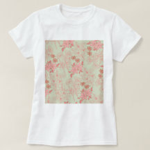 Green Pink Retro Y2K 70er Blume Muster