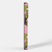 Green Pink Retro Y2K Funky Hippie Blume Muster Case-Mate iPhone Hülle (Rückseite / Rechts)