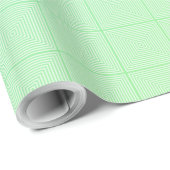 Green Pinstripe Geschenkpapier (Rolleneckpunkt)