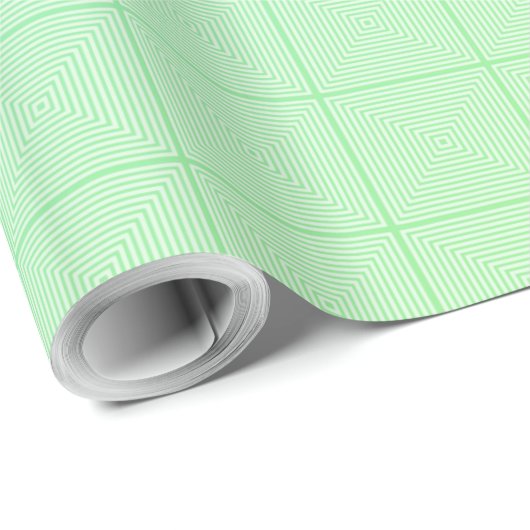 Green Pinstripe Geschenkpapier (Rolleneckpunkt)