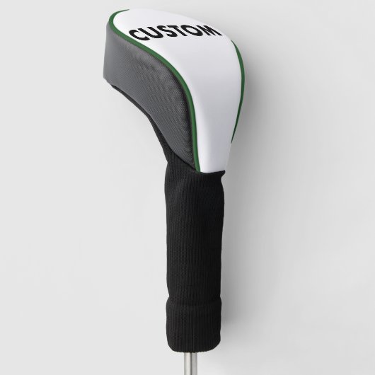 GREEN Piping Custom Golf Driver Headcover Blank (angewinkelt)