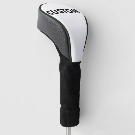 GREEN Piping Custom Golf Driver Headcover Blank (angewinkelt)