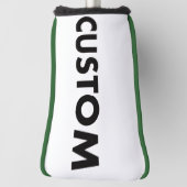 GREEN Piping Custom Golf Putter Headcover Blank (Rotieren 90)