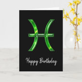 Green Piss Signieren Geburtstagskarte Karte (Gelbe Blume)