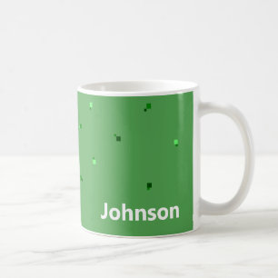Green Pixel Gamer Kaffeetasse