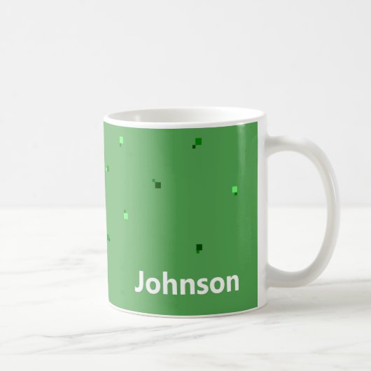 Green Pixel Gamer Kaffeetasse (Rechts)