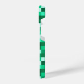 Green Pixels Cell Phone Case Minecraft Print iPhone Hülle (Linke Seite)
