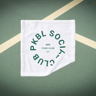 Green PKBL Social Club Pickleball Face Waschlappen
