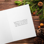 Green Plaid Elegant Photo Merry Christmas Simple Karte