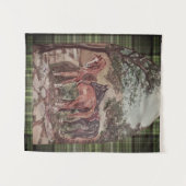 green plaid jamie and poppy scripture wandteppich (Vorderseite (Horizontal))