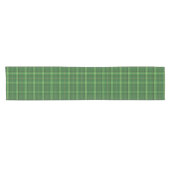 Green Plaid  Kurzer Tischläufer (Horizontal)