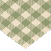 Green Plaid Pattern Table Runner Großer Tischläufer (Ecke)