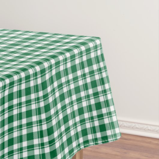 Green Plaid Print Tischdecke (Beispiel)