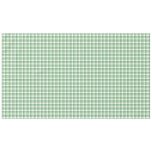 Green Plaid Print Tischdecke (Vorderseite (Horizontal))