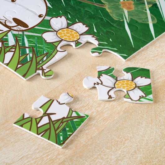 Green Planet Jigsaw Puzzle (Seite)