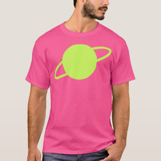 Green Planet Sky Selenophile Space Science Astrono T-Shirt