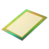 Green Plasma-Gitter 8.5x11 Note Pad Notizblock (angewinkelt)