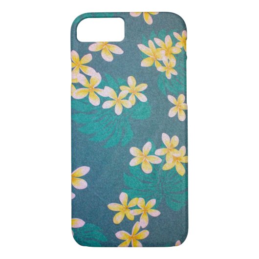 Green Plumeria Hawaii Case-Mate iPhone Hülle (Rückseite)