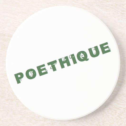 Green Poethiethiethiethiethiethiethiethiethiethiet Untersetzer (Vorne)